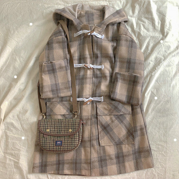 JAPANESE PLAID JACKET COAT BY24055