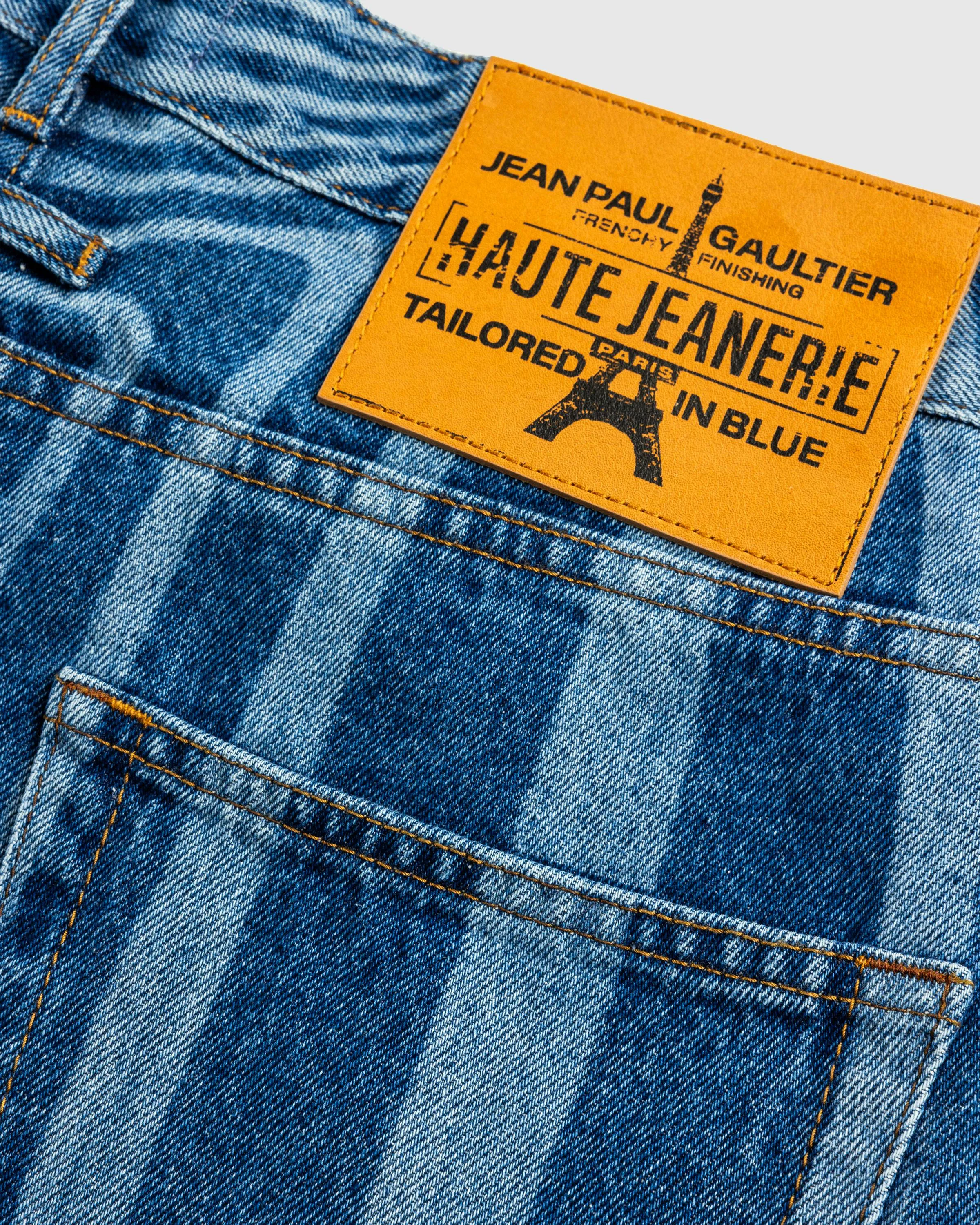 Jean Paul Gaultier – Laser Print Denim Pant Vintage Blue | Highsnobiety Shop