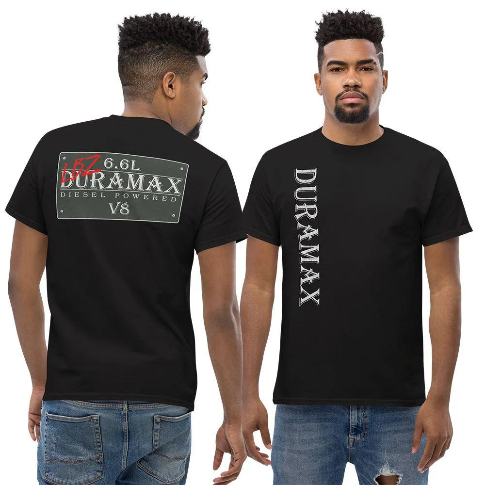 LBZ Duramax T-Shirt with Vintage Sign Design and Double Sided Print