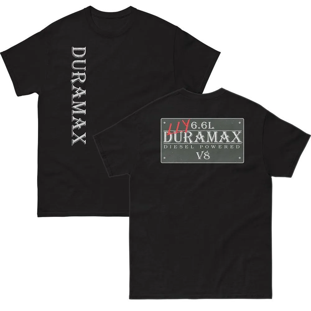 LLY Duramax Vintage Sign Double Sided Print T-Shirt