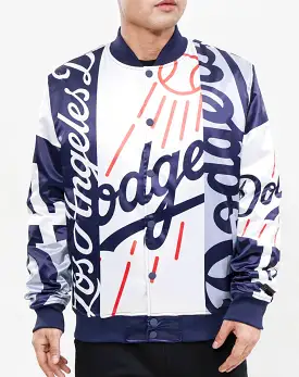 Los Angeles Dodgers Mash Up Satin Jacket