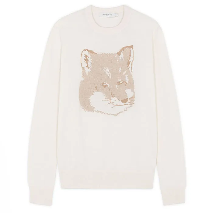 MAISON KITSUNE  |Crew Neck Unisex Wool Long Sleeves V-neck & Crew neck