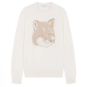 MAISON KITSUNE  |Crew Neck Unisex Wool Long Sleeves V-neck & Crew neck