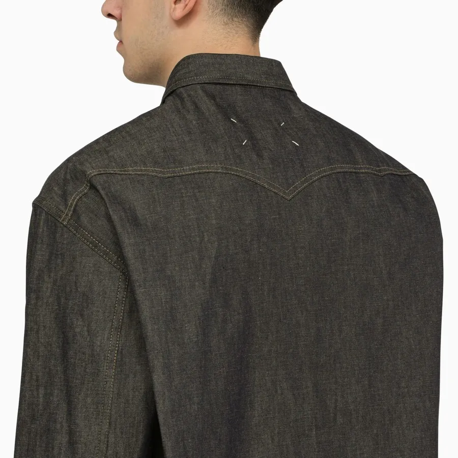 Maison Margiela  |Denim Street Style Long Sleeves Plain Cotton Designers