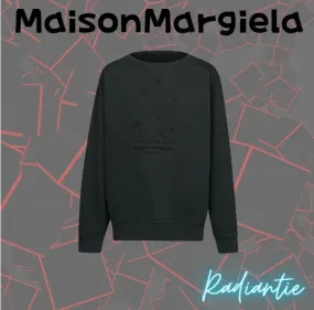 Maison Margiela  |Unisex Sweat Street Style Long Sleeves Plain Logo Designers