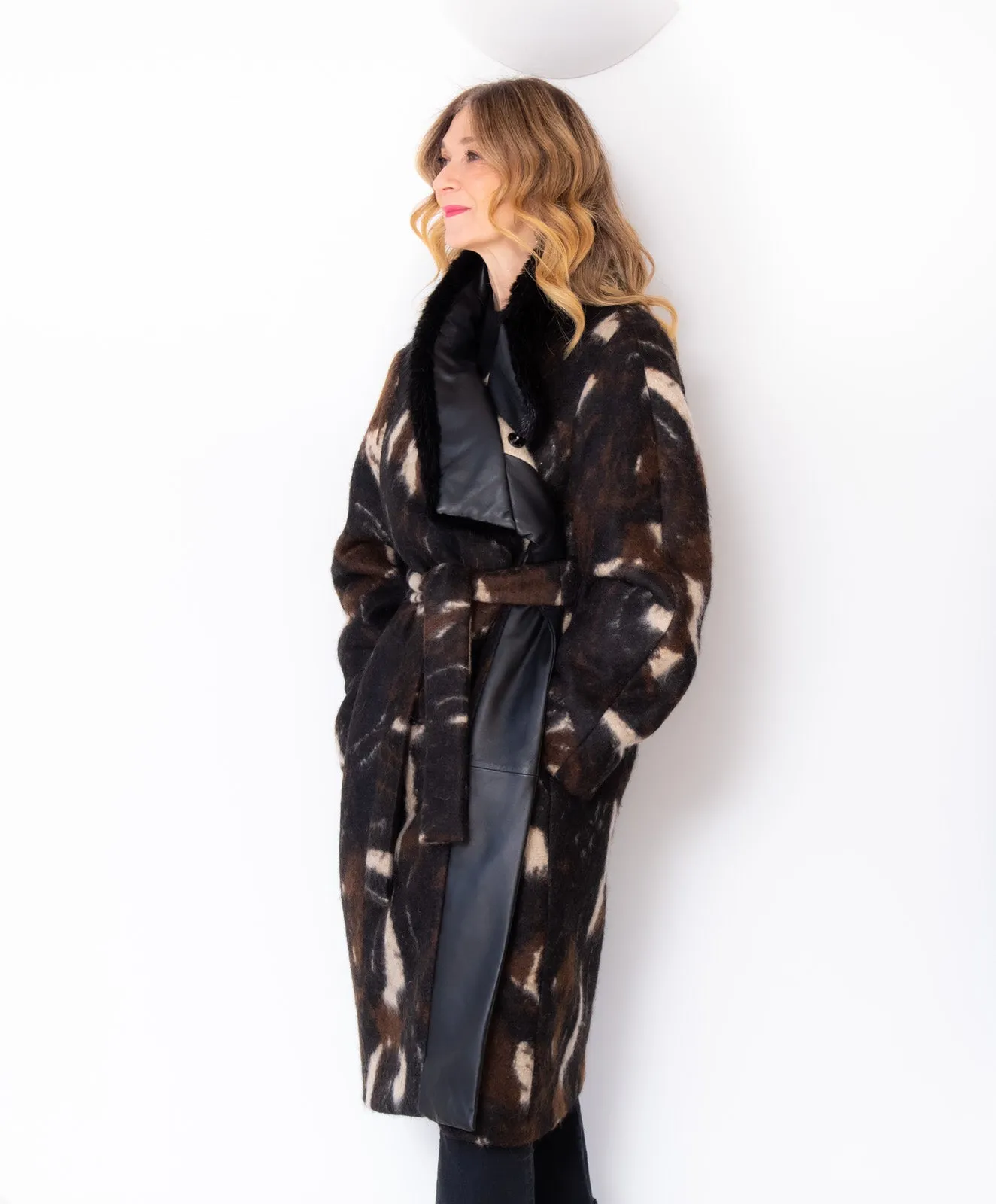 Max Mara Atelier Brown Brown Multi Coat