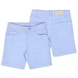 Mayoral Mini Powder Blue 5 Pocket Twill Shorts_ 204-64