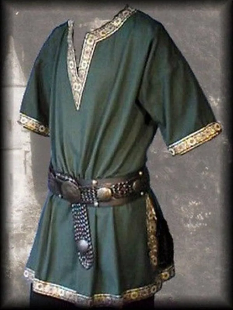 Medieval Renaissance Costumes Nobleman Tunic Viking