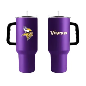 Minnesota Vikings 40oz. Powder Coat Travel Tumbler