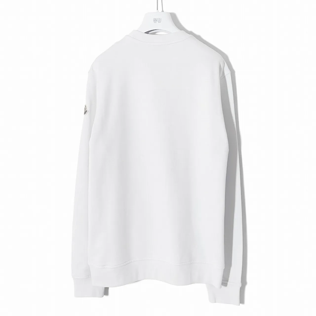 MONCLER  |Crew Neck Street Style Long Sleeves Cotton Logo