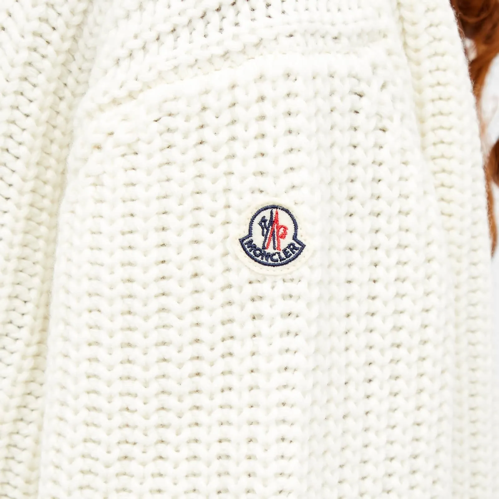 MONCLER  |Crew Neck Wool Long Sleeves Plain Logo V-neck & Crew neck