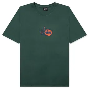 Mosaic Dragon Pigment Dyed Tee - Forest