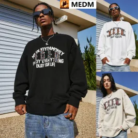 MR. ENJOY DA MONEY  |Unisex Street Style Long Sleeves Sweatshirts