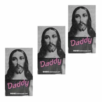 Naro Pinosa Jesus Daddy Sticker