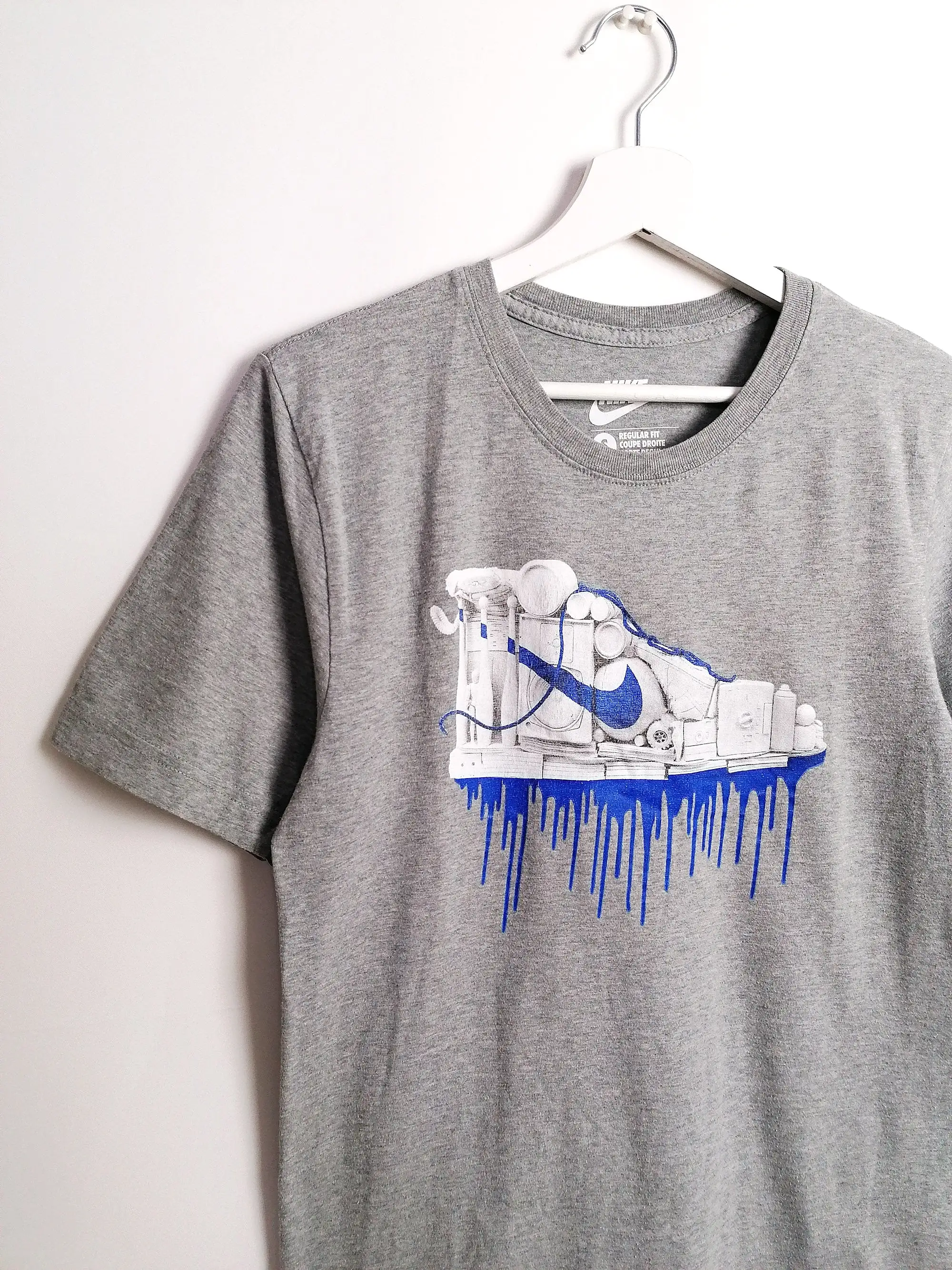 NIKE Vintage 90's Graffiti Print T-shirt - size S