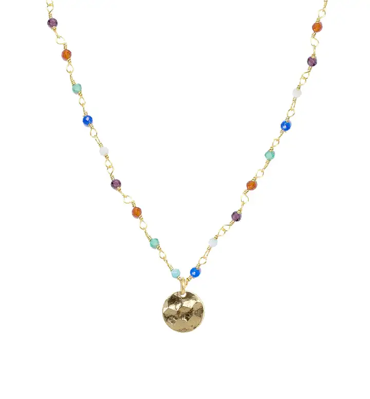 Nila Mini Stones Necklace - Multi