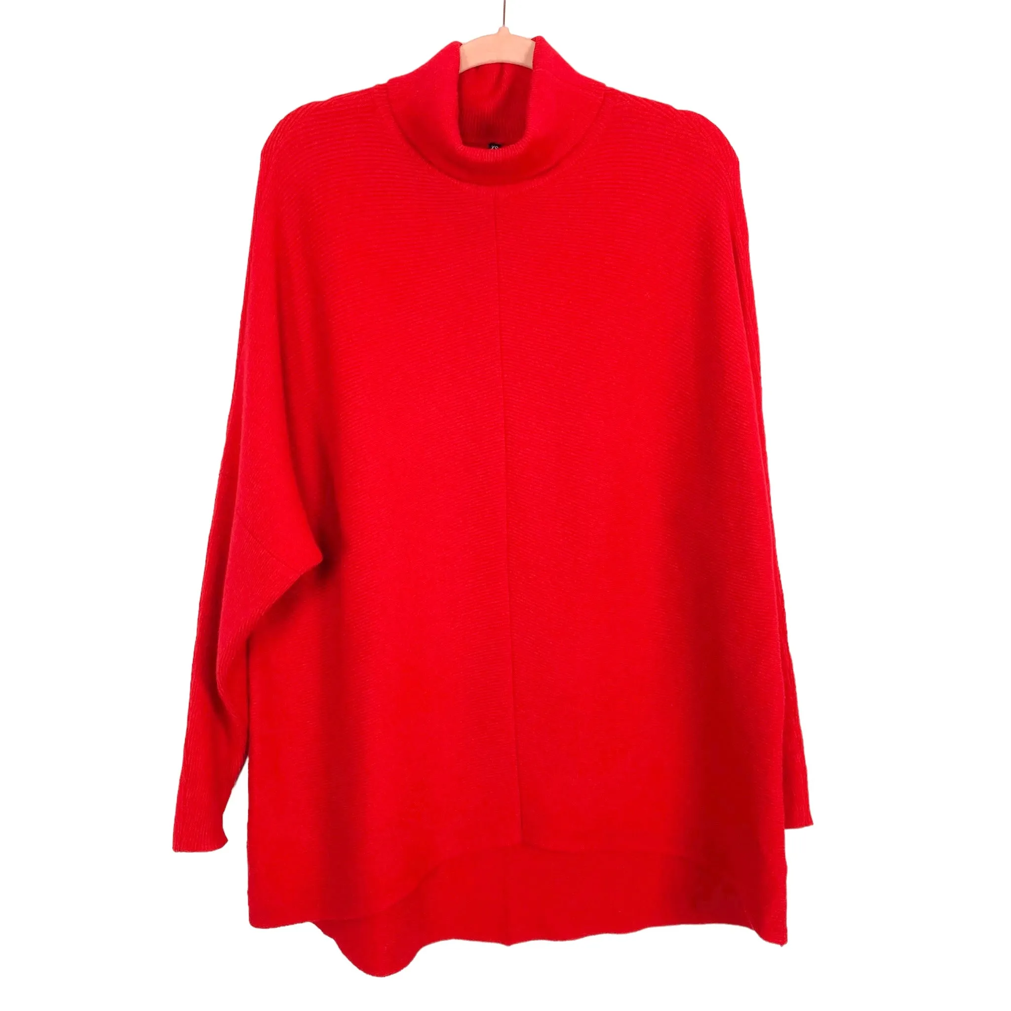 No Brand Red Dolman Sleeve Sweater- Size XS