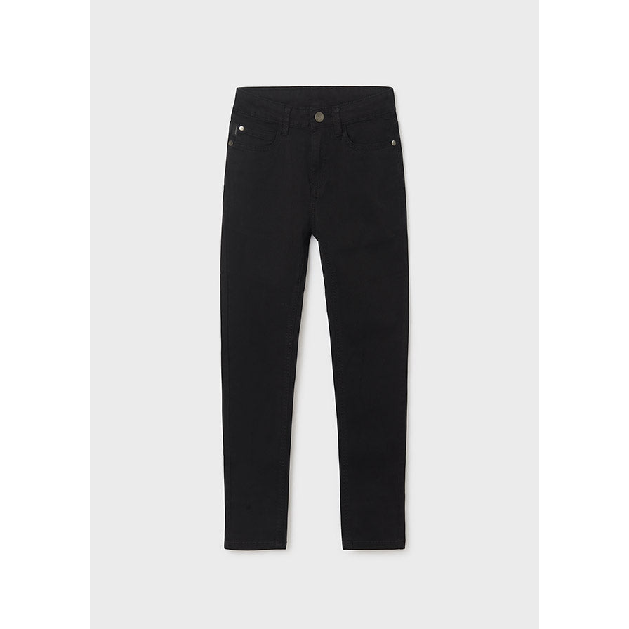 Nukutavake Boys 5 Pocket Slim Fit Basic Pant _Black 582-12