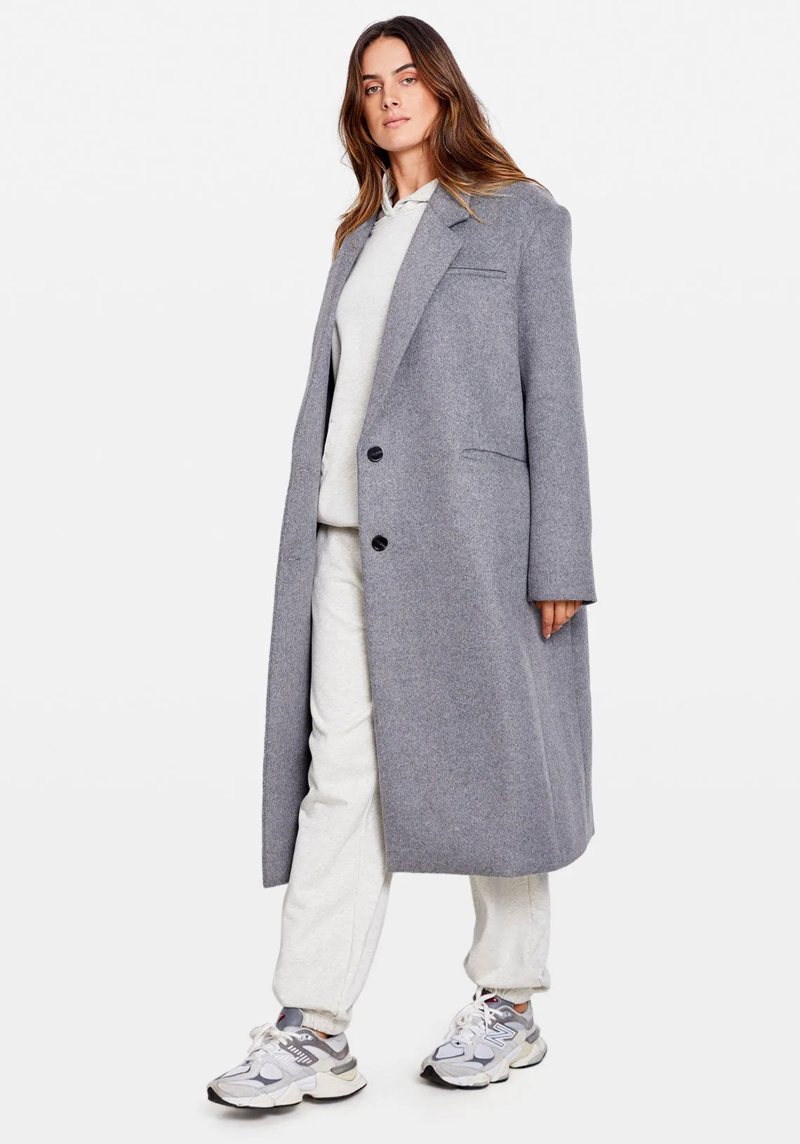 OVERSIZED COAT GREY