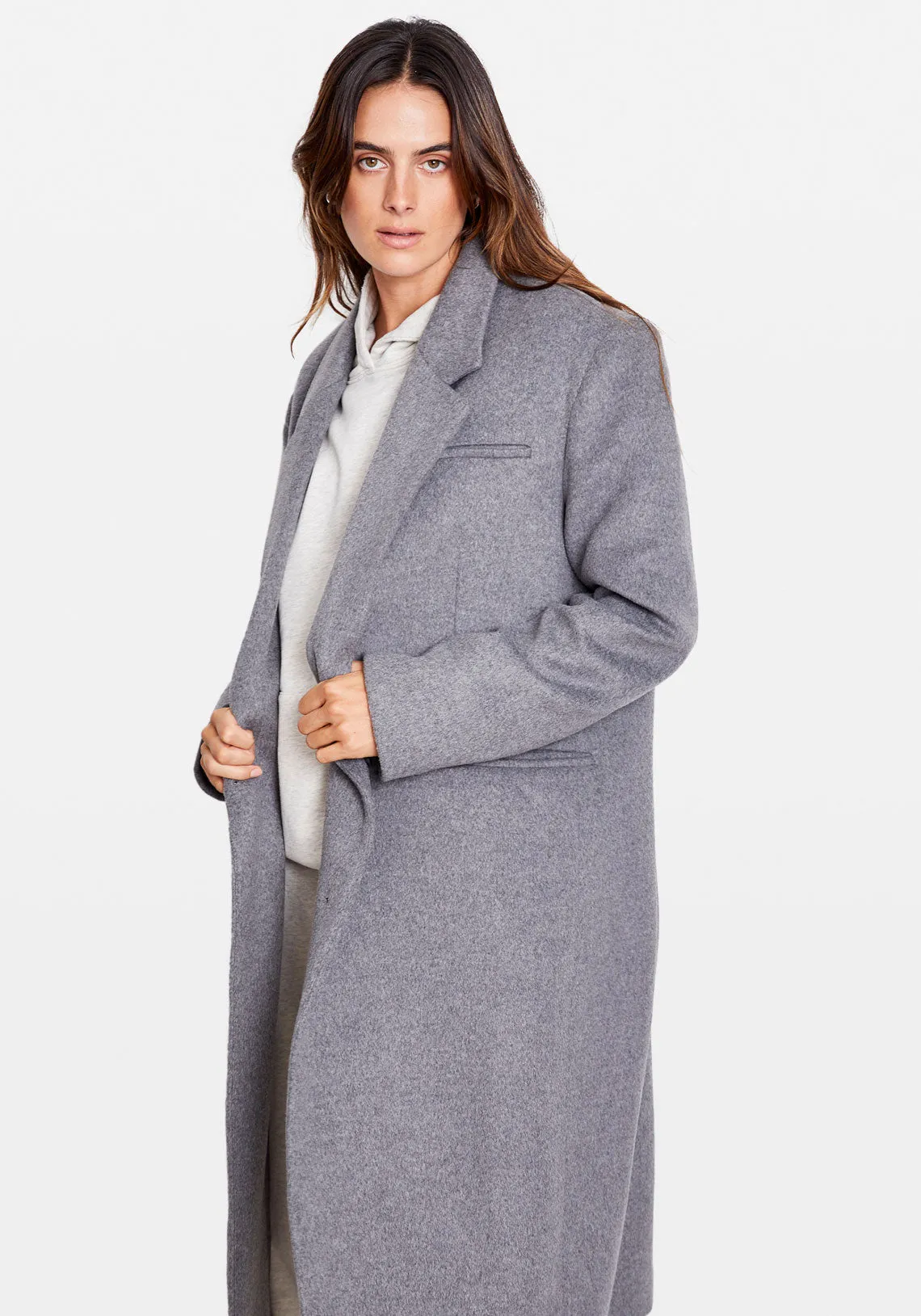 OVERSIZED COAT GREY