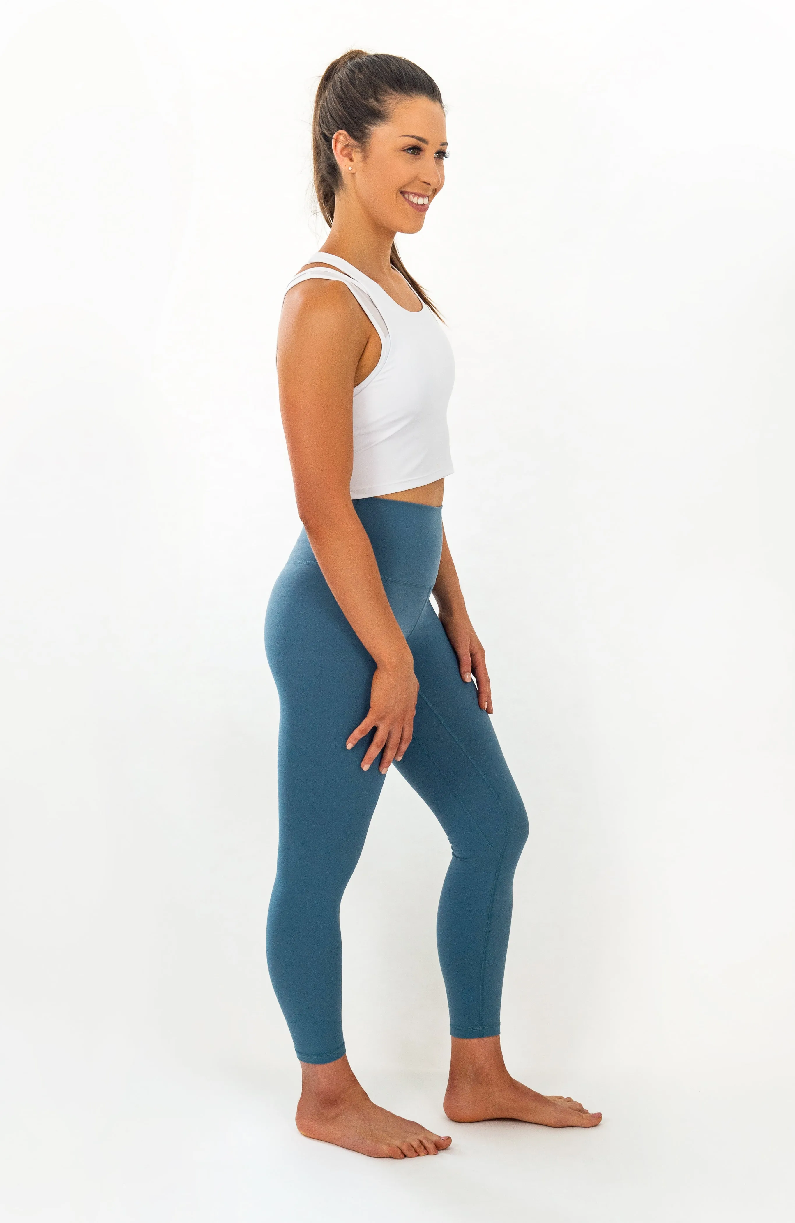 Paloma Leggings - Blue Slate