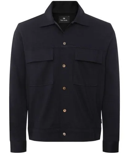 Paul Smith Navy Lyocell Truck Jacket