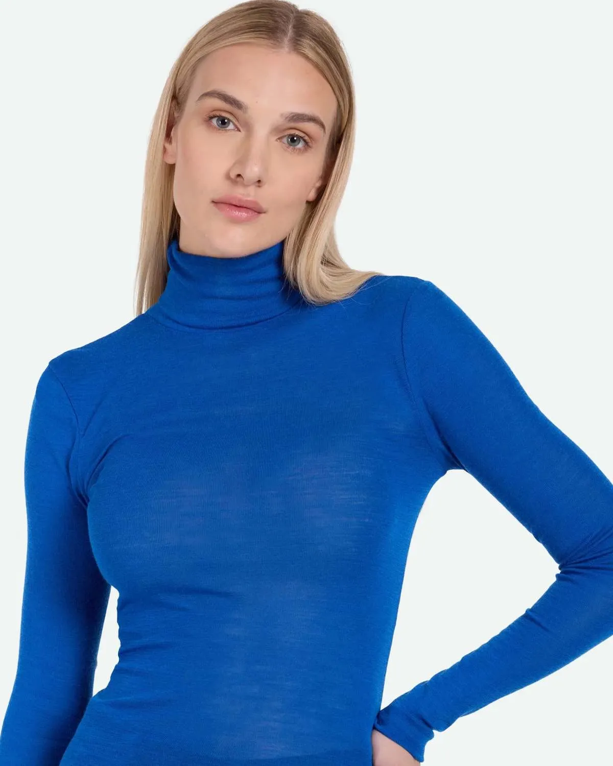 pernilles turtleneck - lapis blue