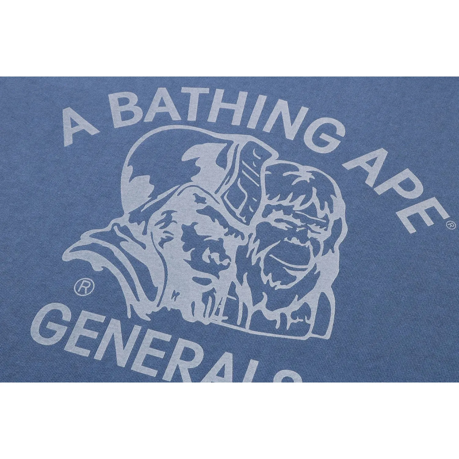 PIGMENT DYED GENERAL BAPE RELAXED FIT TEE MENS