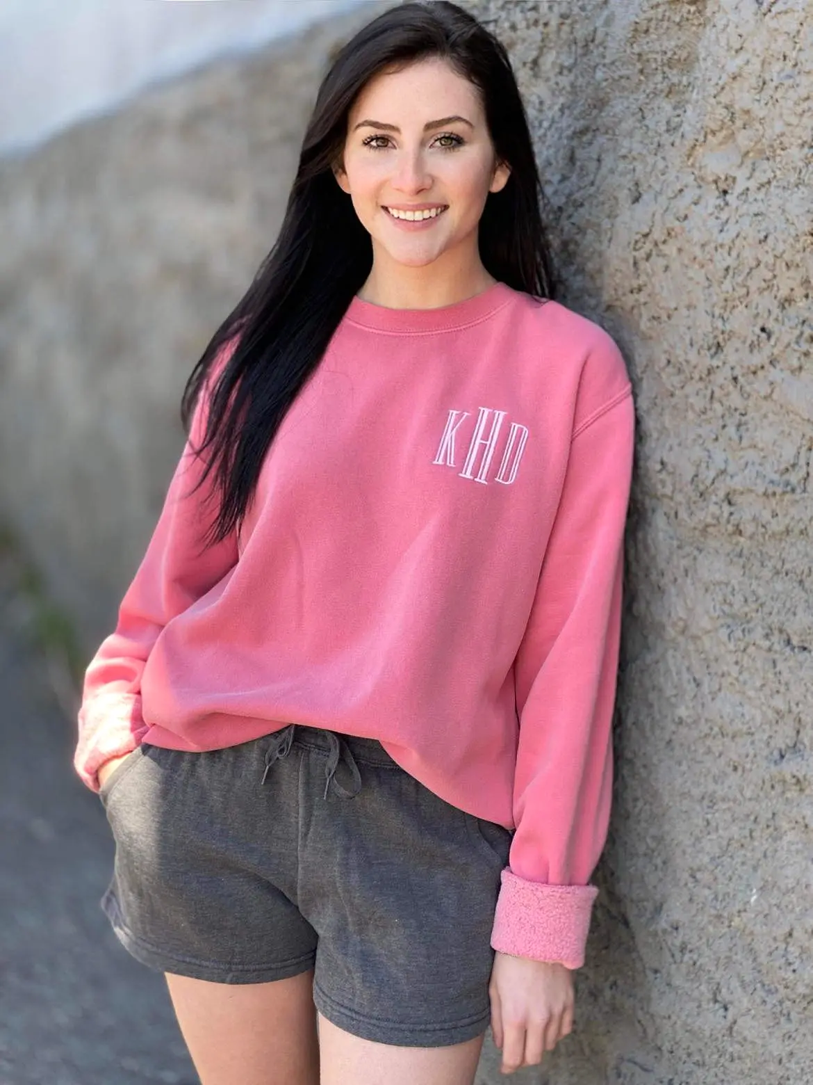 Pigment Dyed Monogram Sweatshirt