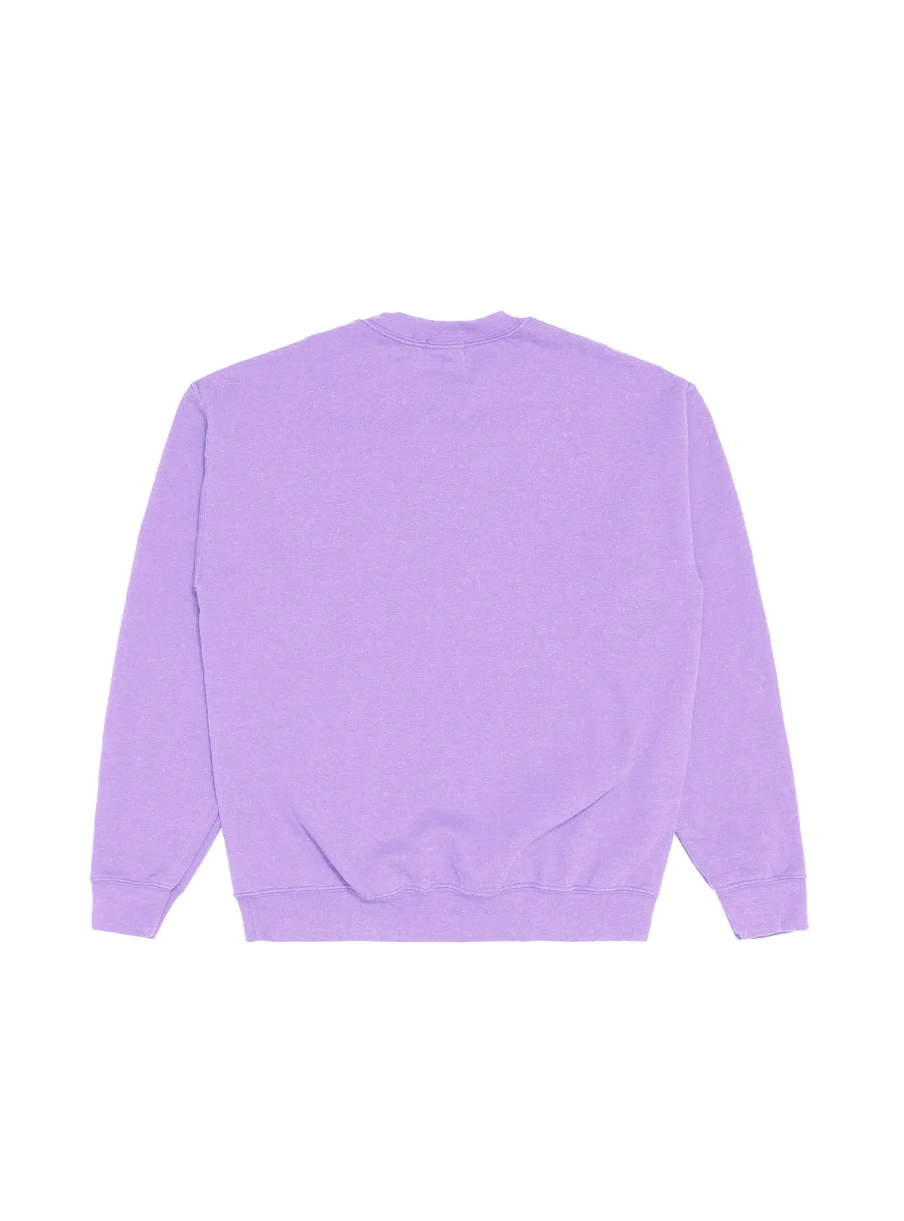 Pigment Dyed Sweatshirt Purple