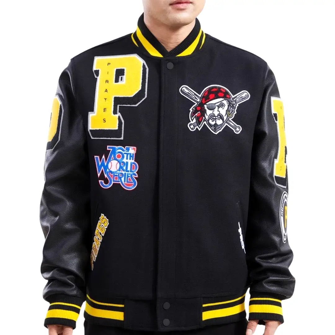 Pittsburgh Pirates Mash Up Varsity Jacket