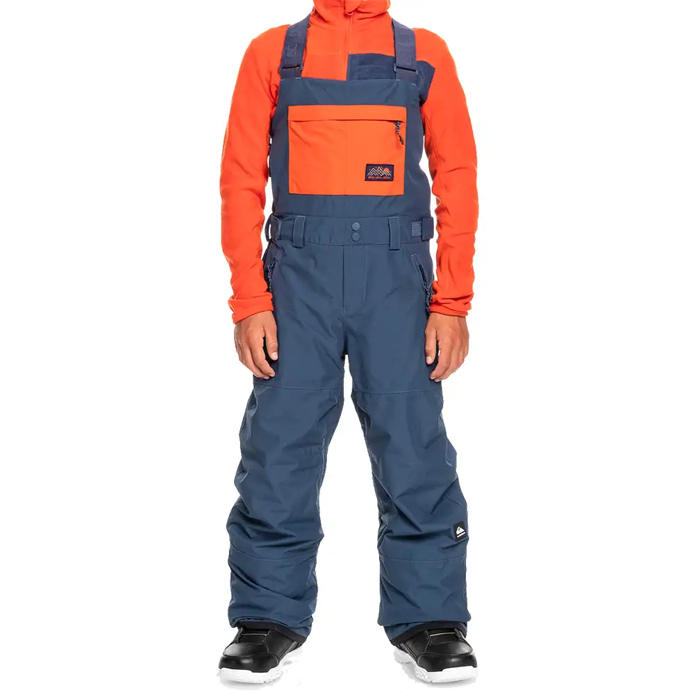 Quiksilver Mash Up Boys Insulated Snow Bib Overalls