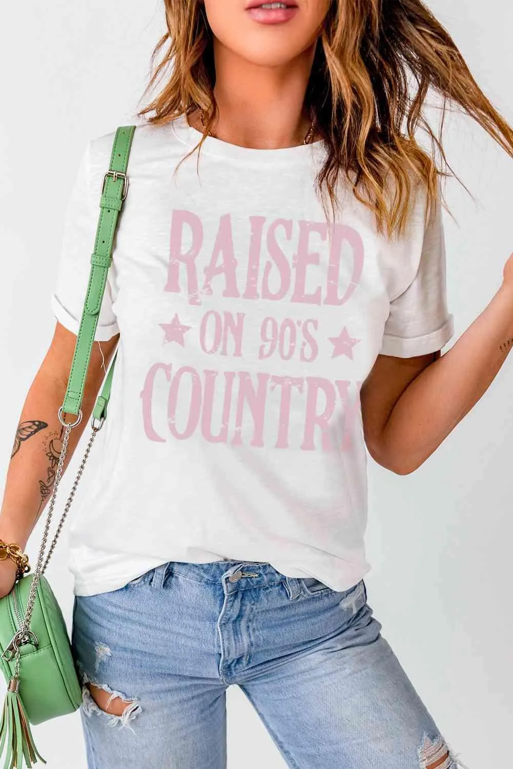 Raised On 90's Country Graphic Tee