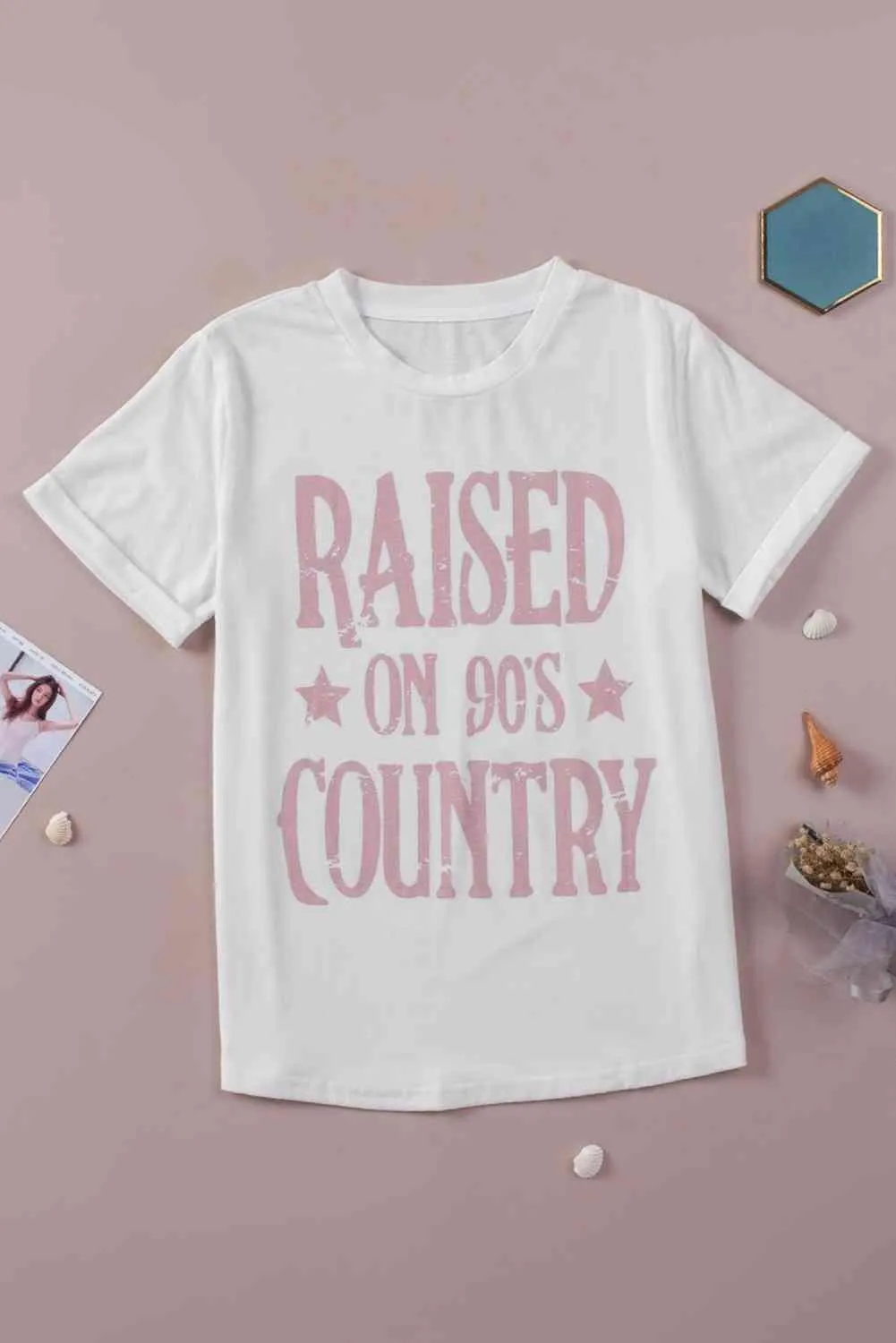 Raised On 90's Country Graphic Tee