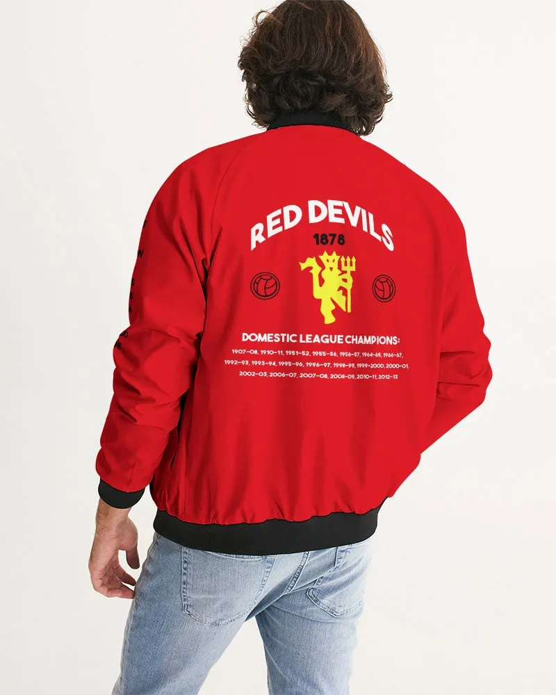 Red Dvls Legend Men's Bomber Jacket Red