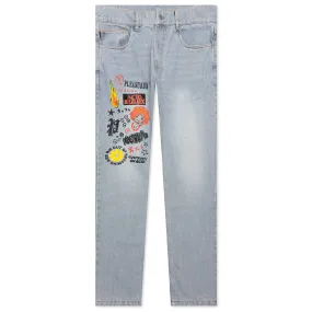 Reflux 5 Pocket Denim - Blue