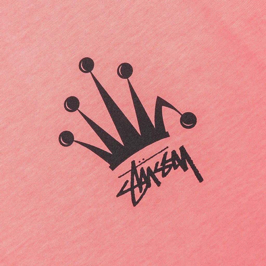 Regal Crown Pigment Dyed Tee - Coral