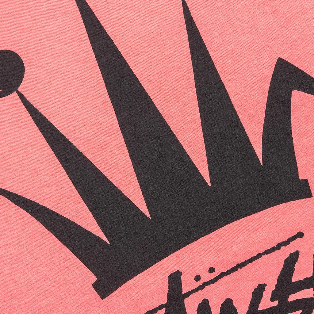 Regal Crown Pigment Dyed Tee - Coral