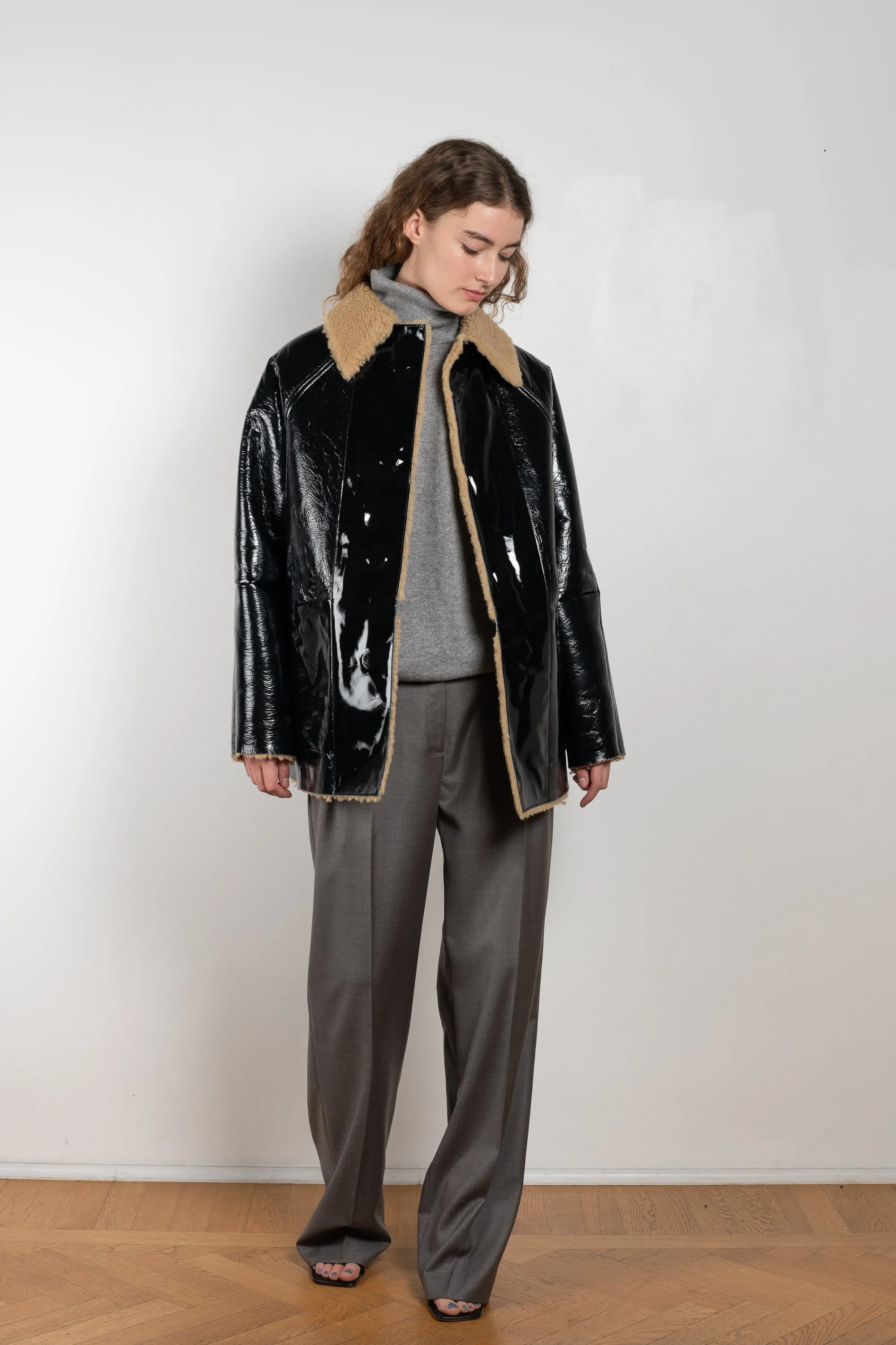 Reversible Shearling Coat