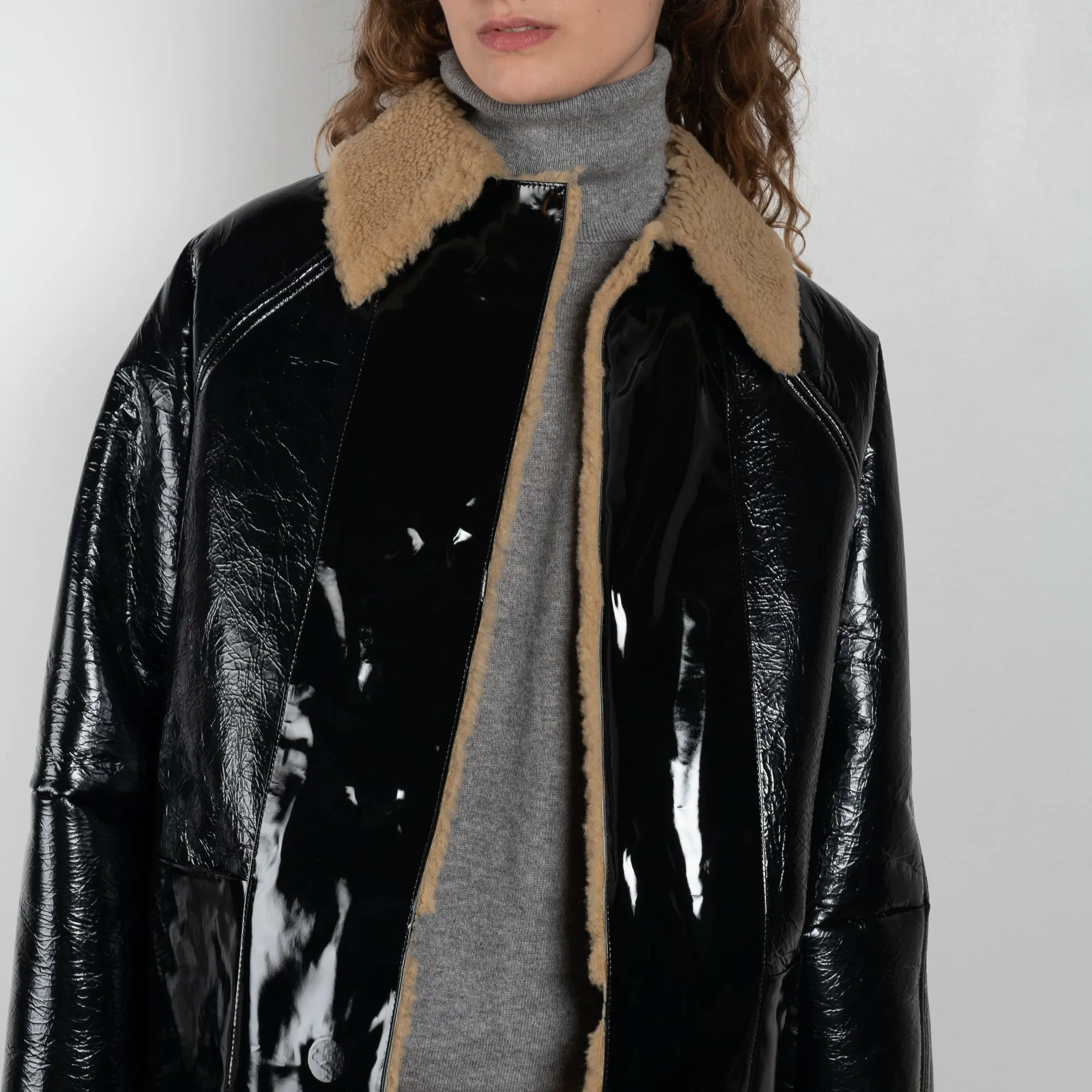 Reversible Shearling Coat