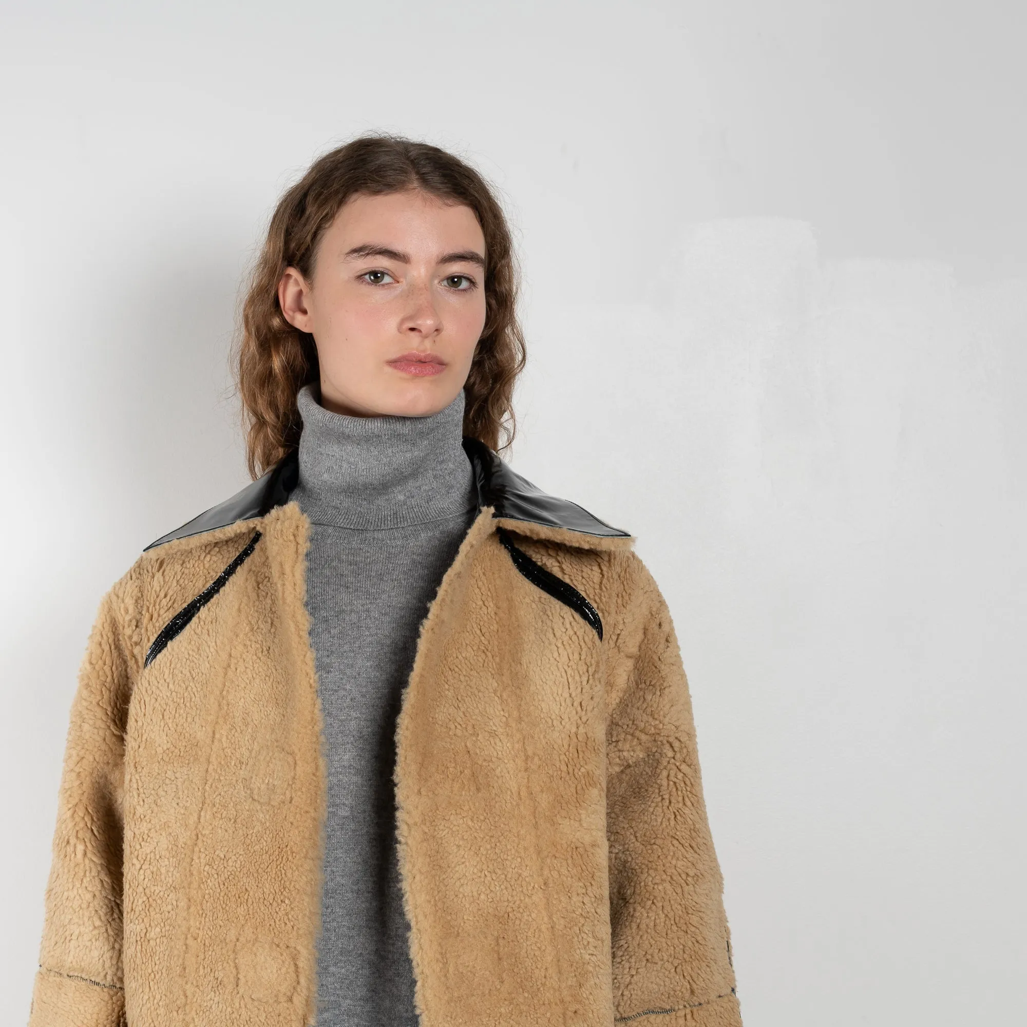 Reversible Shearling Coat