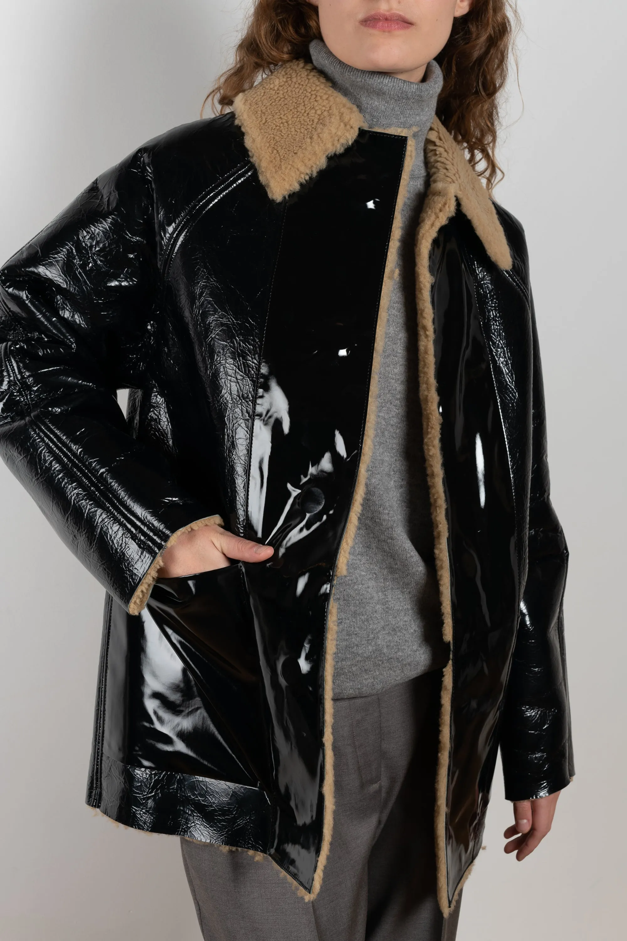 Reversible Shearling Coat