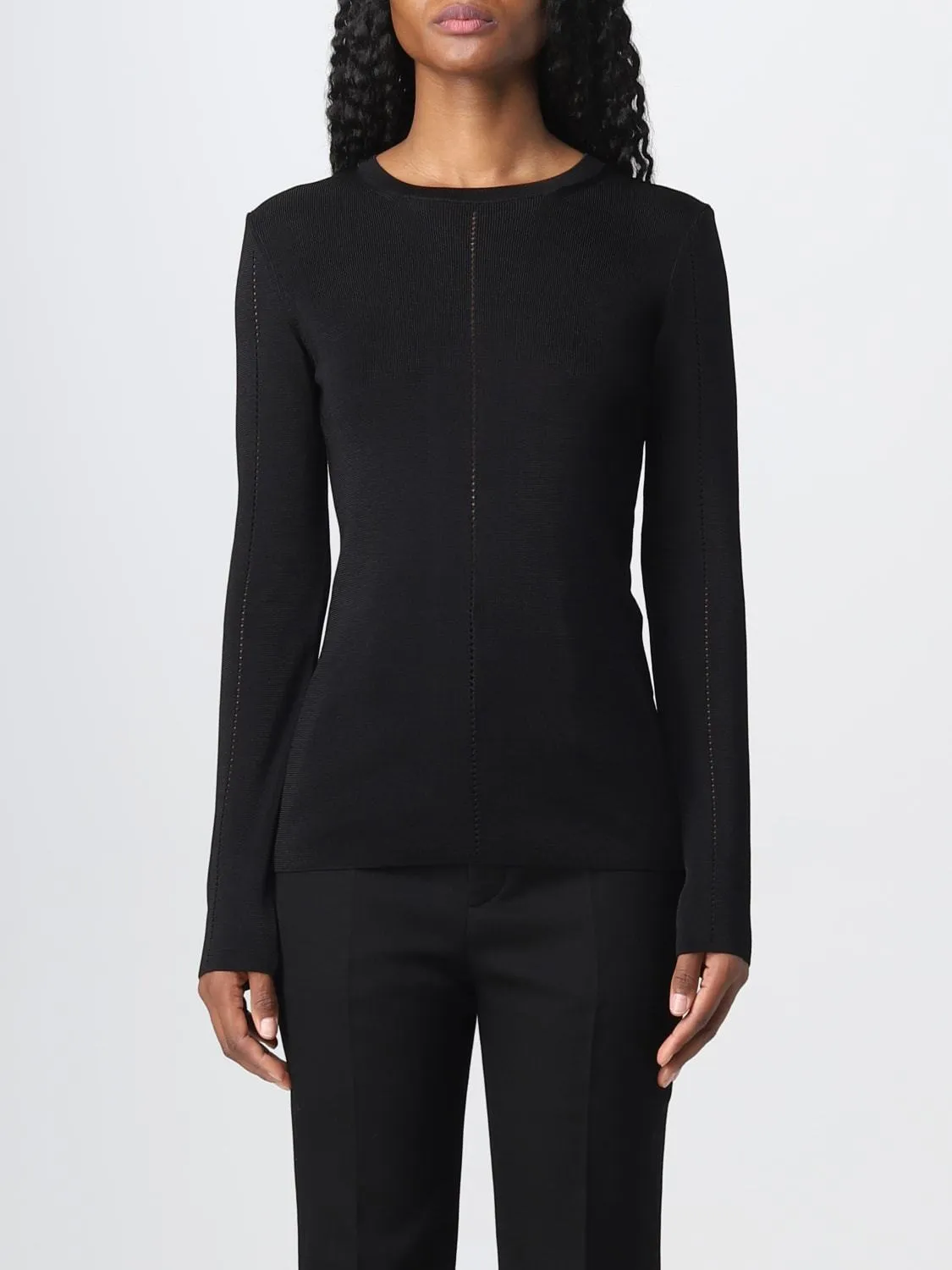 Saint Laurent  |Casual Style Long Sleeves Plain Office Style