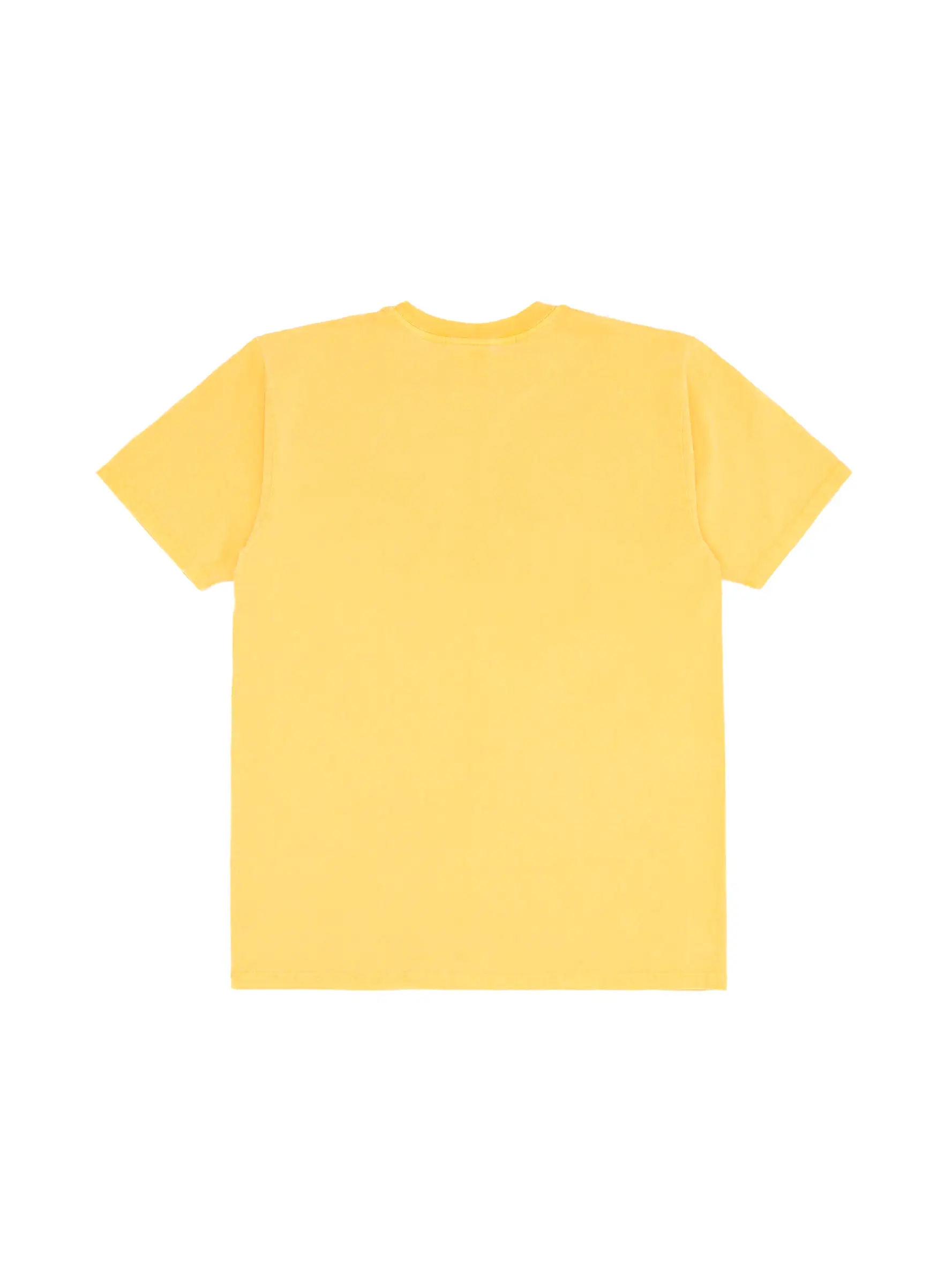 Small Stock Pigment Dyed T-shirt Honey Yellow