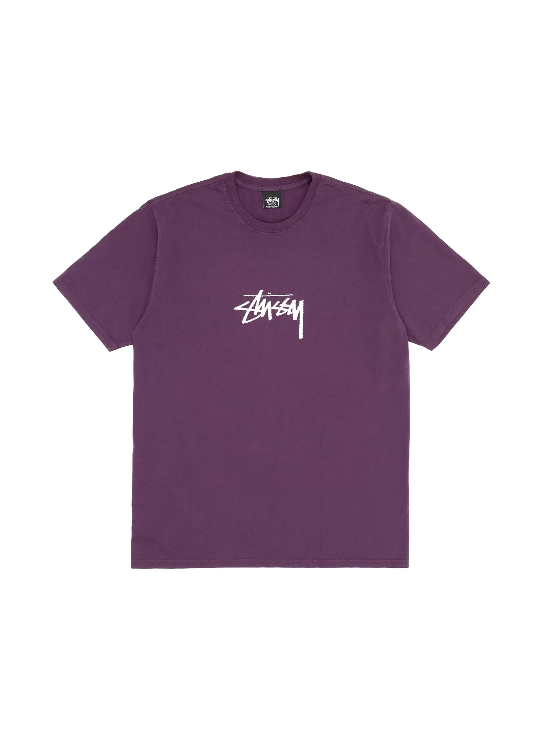 Small Stock Pigment Dyed T-shirt Purple