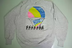 Snow Cone Penquin Vintage 80s Giant Print Ultra Sweats USA Flavored Ice Snack Sweatshirt