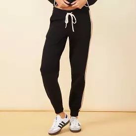 Soft Knit Contrast Stripe Jogger