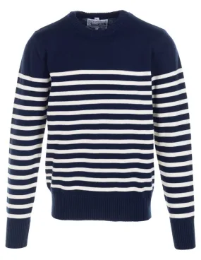 Striped Cotton Crewneck Sweater SW2206