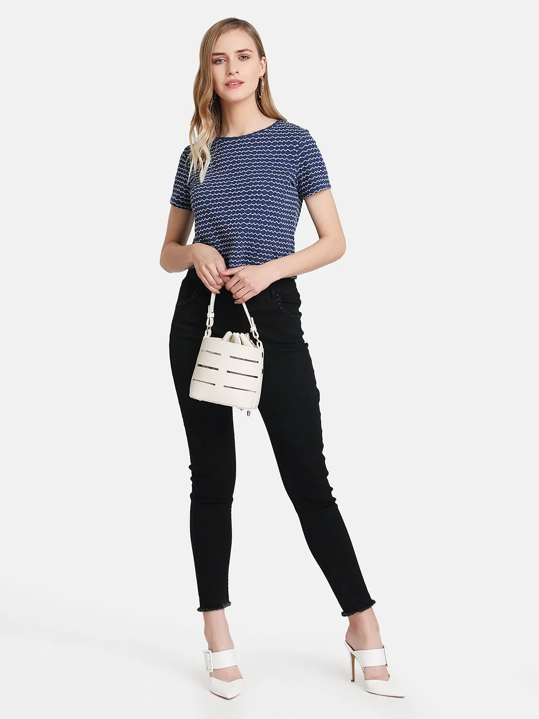 Striped Rib T-Shirt