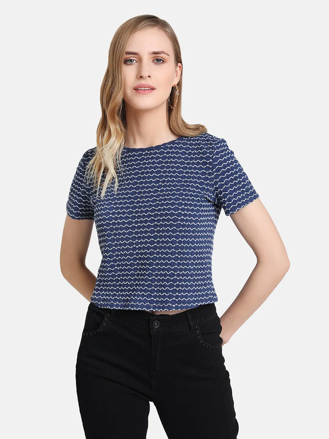 Striped Rib T-Shirt